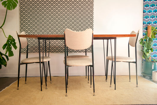 Set of 4 Retro Kitchen Chairs