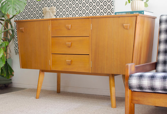 Solid Wood 50s Sideboard