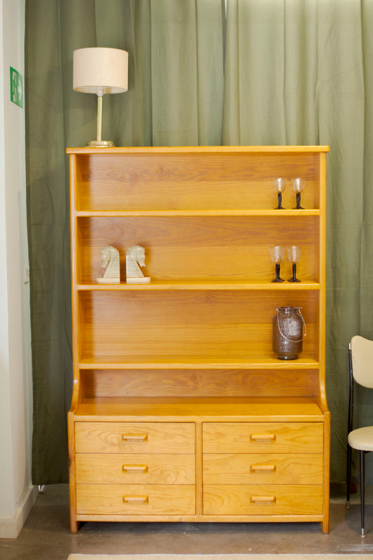 Scandi Style Solid Pine Bookcase