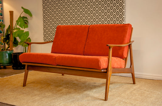 Parker Model 156 Two Seater Rattan Back Lounge