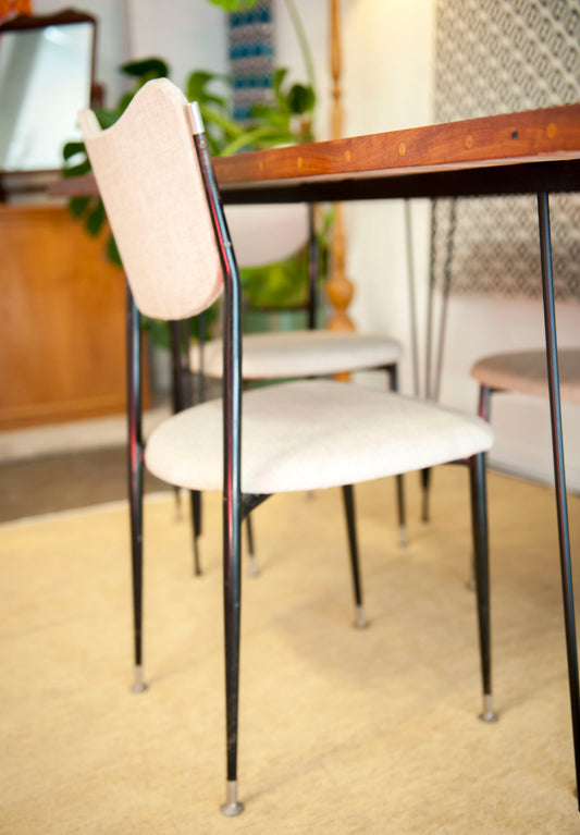 Set of 4 Retro Kitchen Chairs