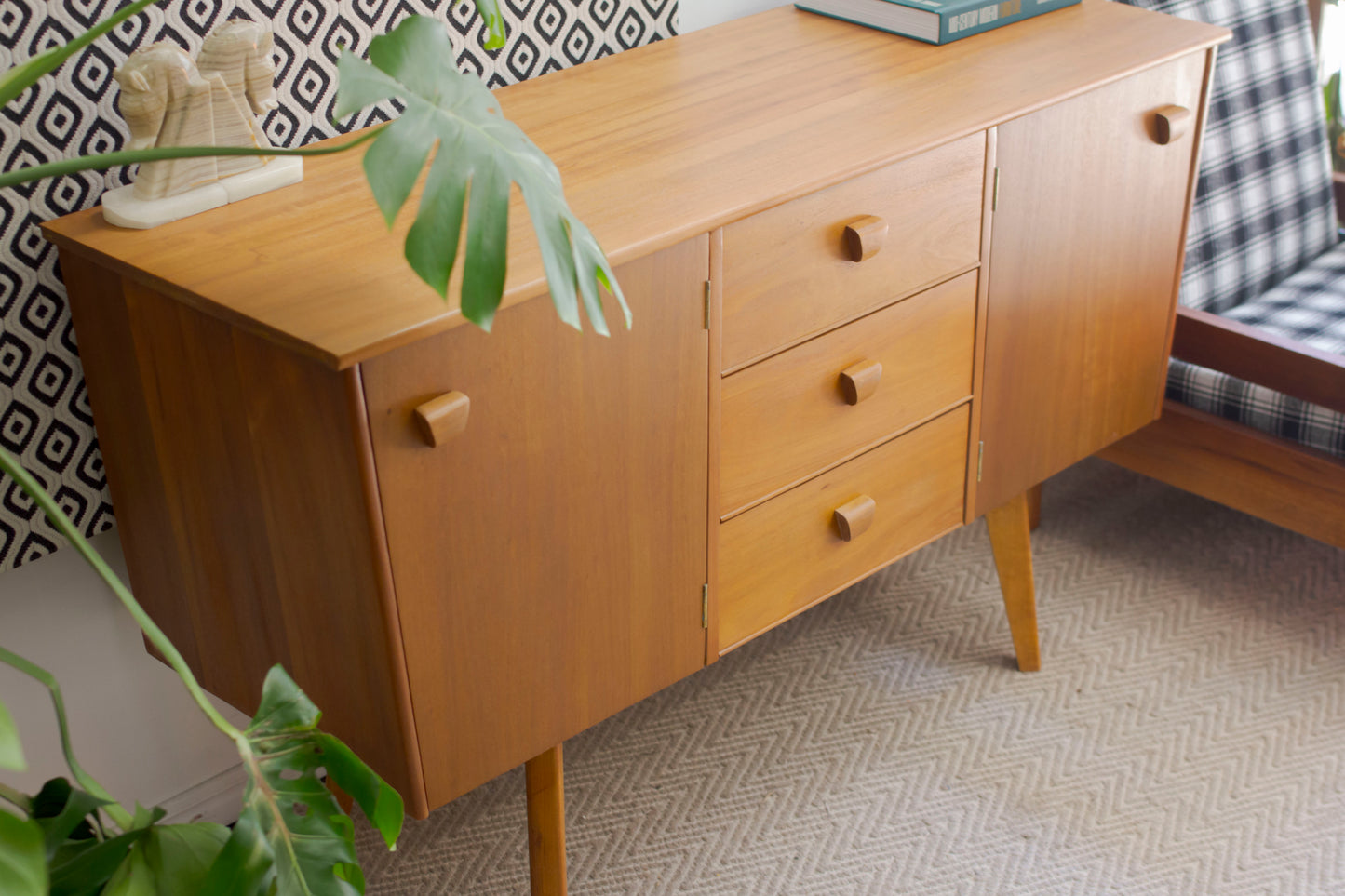 Solid Wood 50s Sideboard