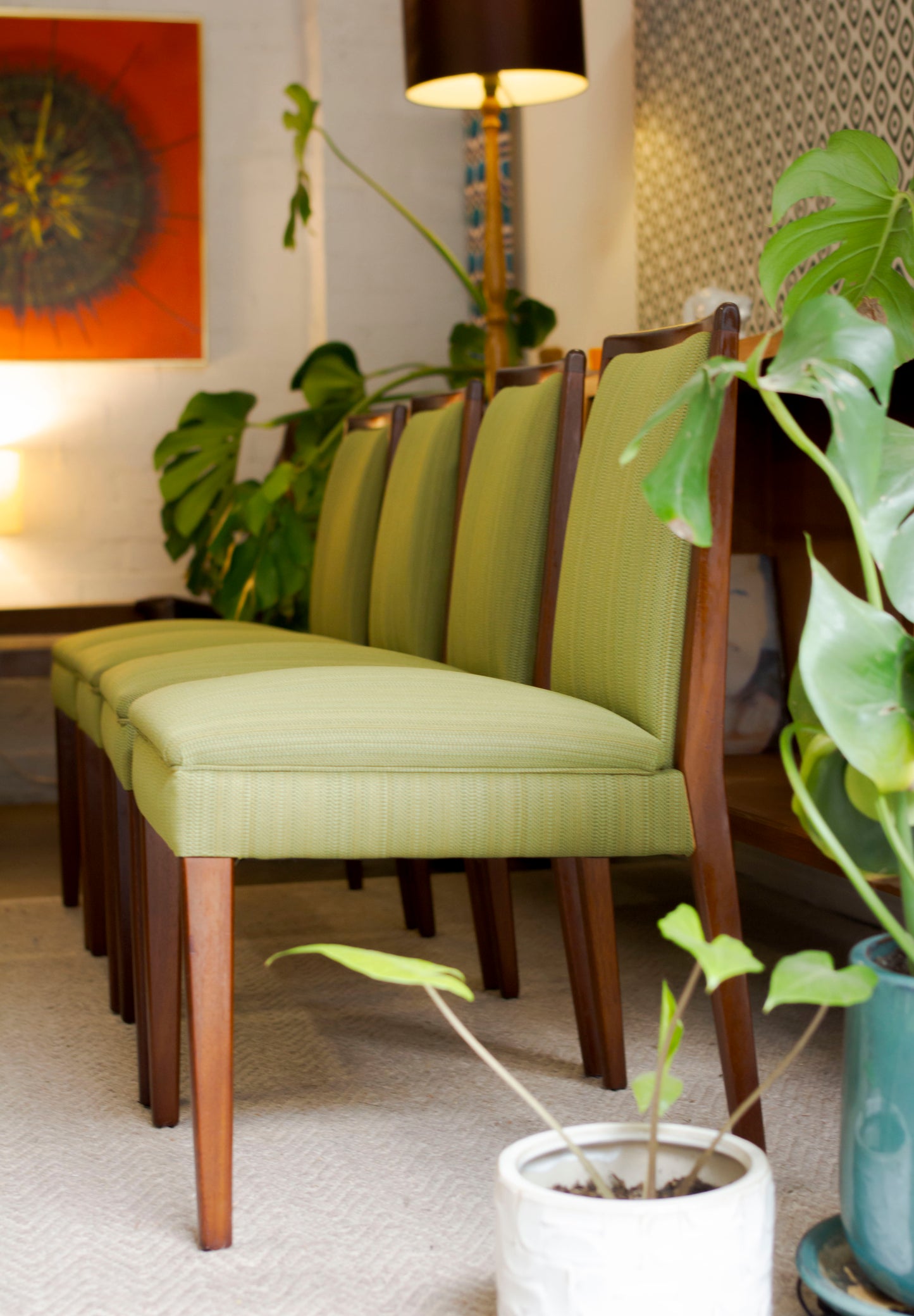 Set of 4 Mid Century Dining Chairs