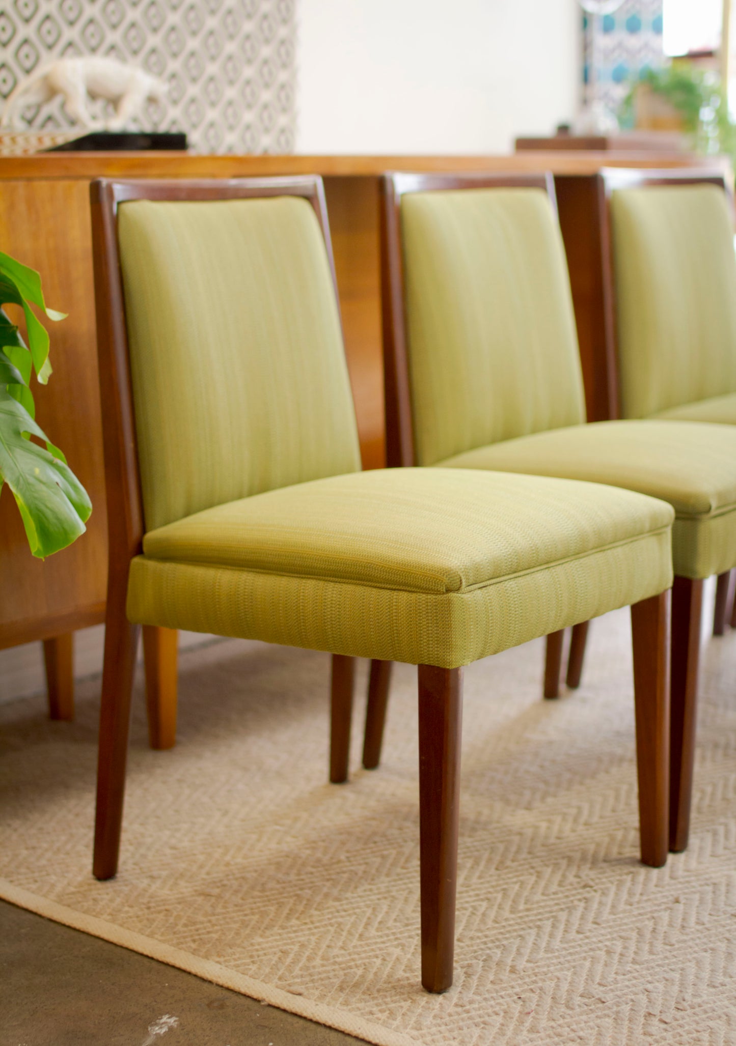 Set of 4 Mid Century Dining Chairs