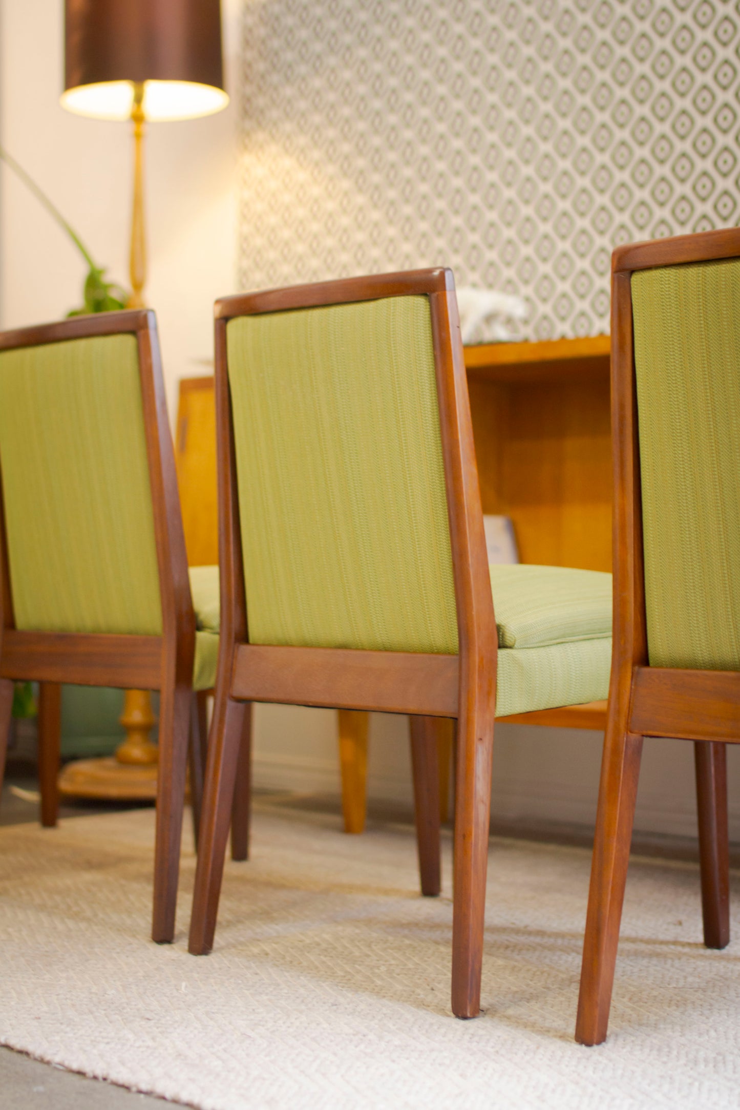 Set of 4 Mid Century Dining Chairs
