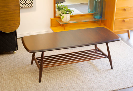 Ercol Coffee Table with Magazine Rack