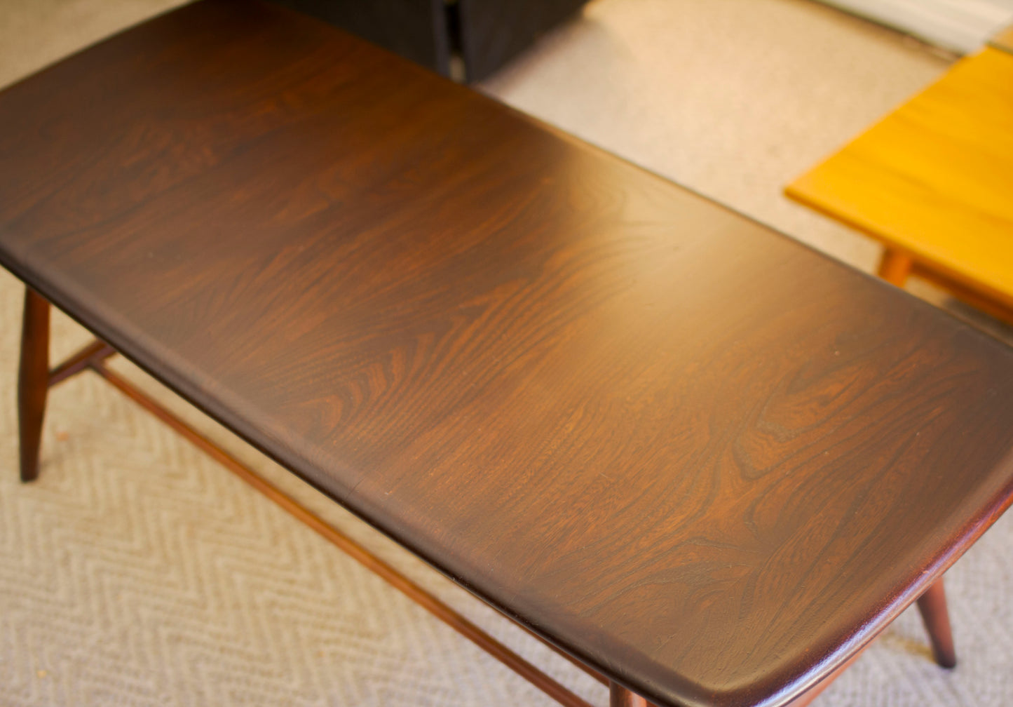 Ercol Coffee Table with Magazine Rack