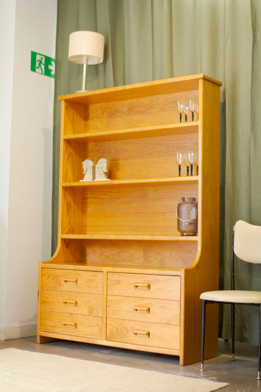 Scandi Style Solid Pine Bookcase