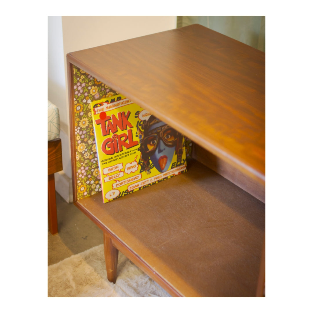 Refurbished Vinyl Cabinet/ Bookshelf