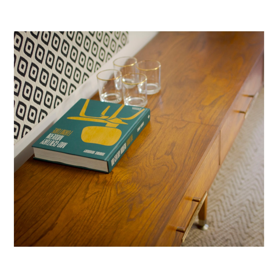 Custom Built Mid Century Lowline Sideboard