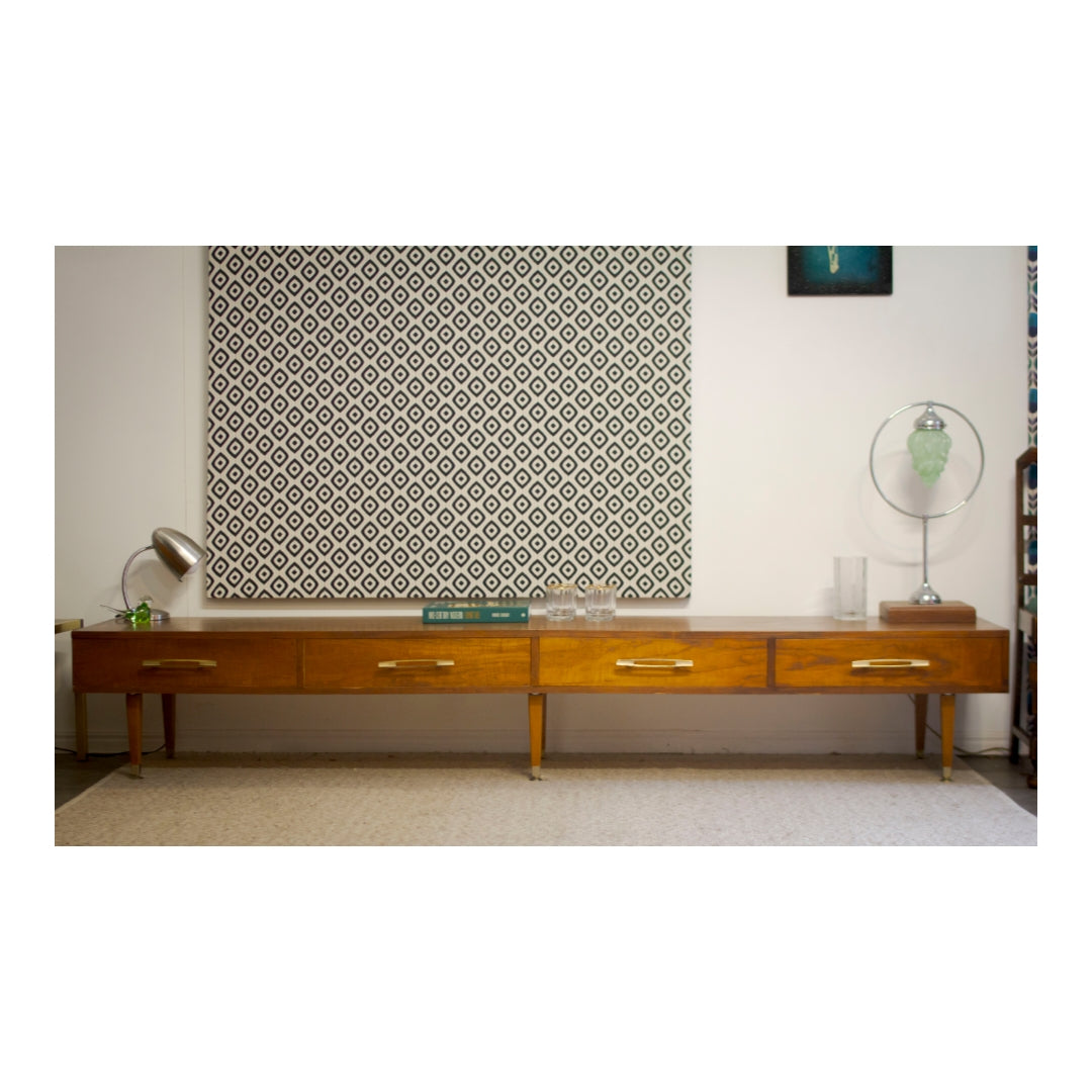 Custom Built Mid Century Lowline Sideboard
