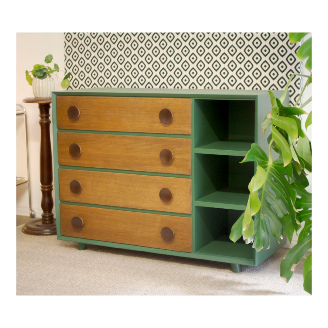 Alrob Refurbished Drawers with Bookshelf